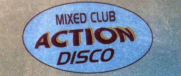 Banner der Club Action Disco in Mannheim